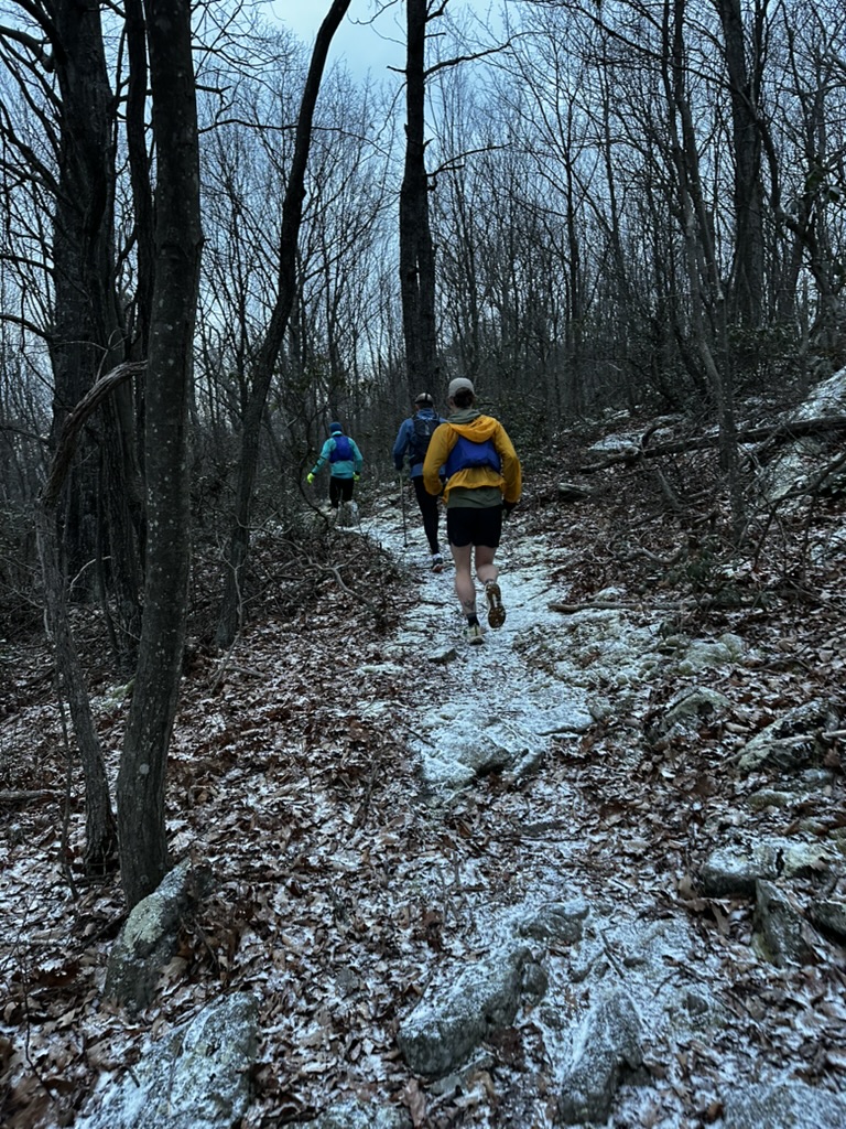 Flurries on the ridgeline